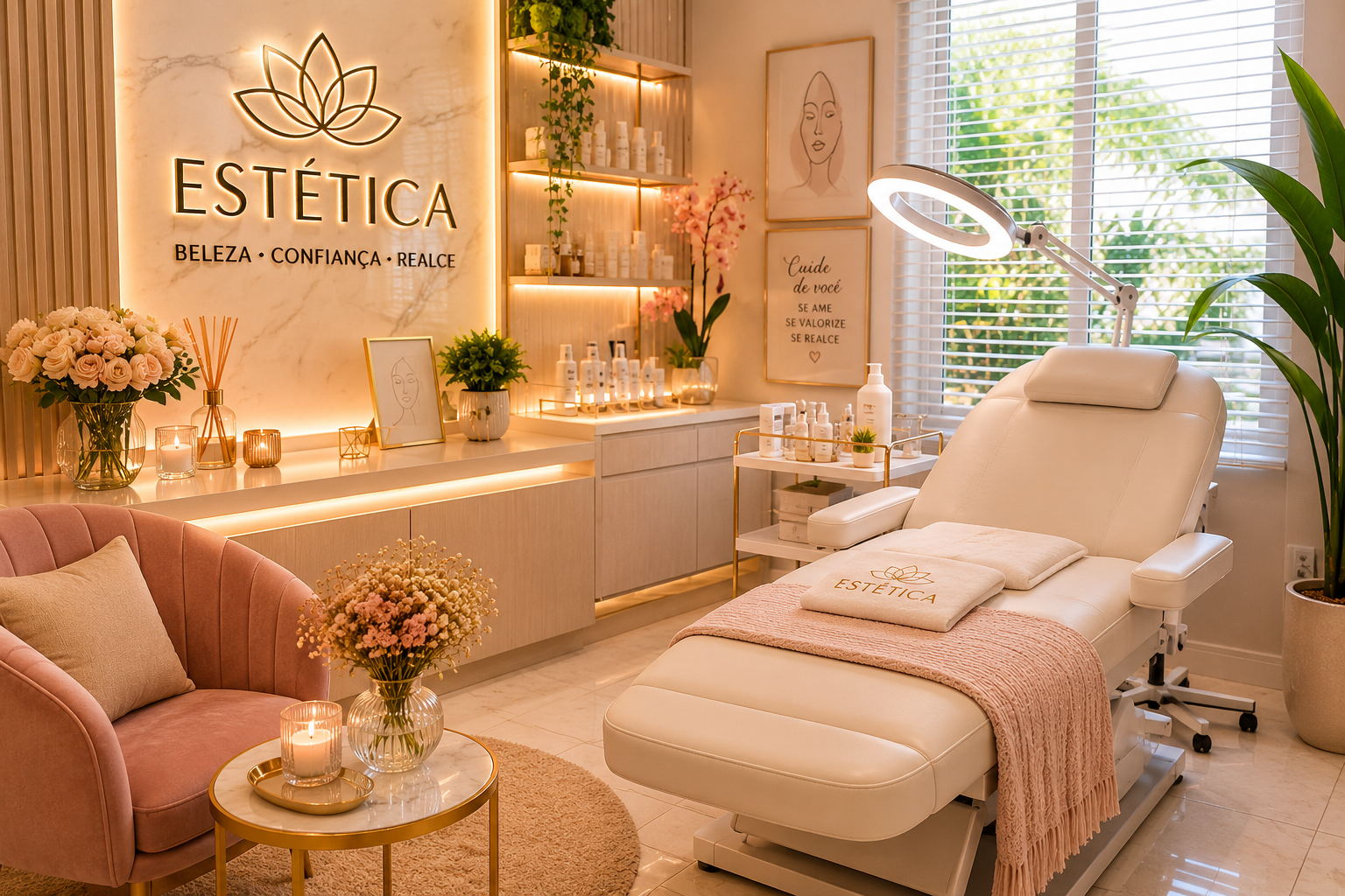 Ambiente do estúdio Estética
